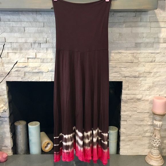 INC. TIE DYED STRAPLESS DRESS SIZE M - Picture 2 of 4